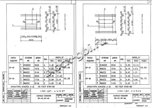 Диафрагма жесткости ДП 26.42