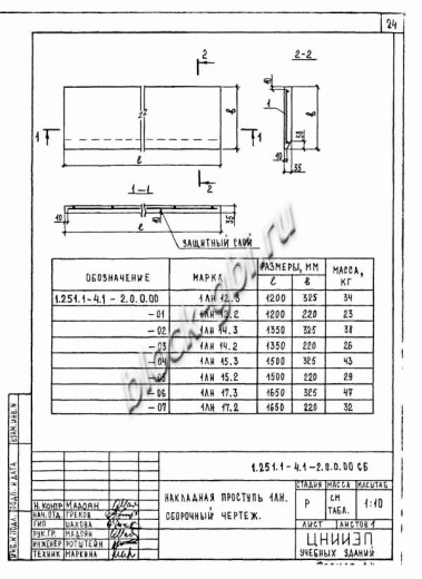 Накладная проступь 1ЛН 12.3