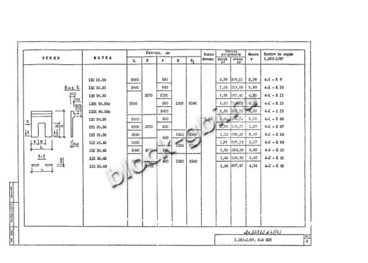 Диафрагма жесткости 1ДП 30.42