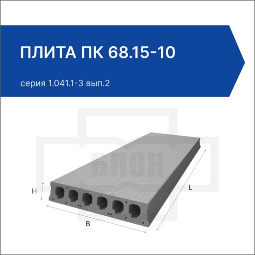 Плита ПК 68.15-10