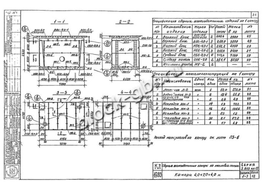 Камера тепловая футерованная ТК 4.0-7.0-4.0-фут
