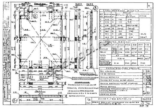 Диафрагма жесткости ВЦ-28-37