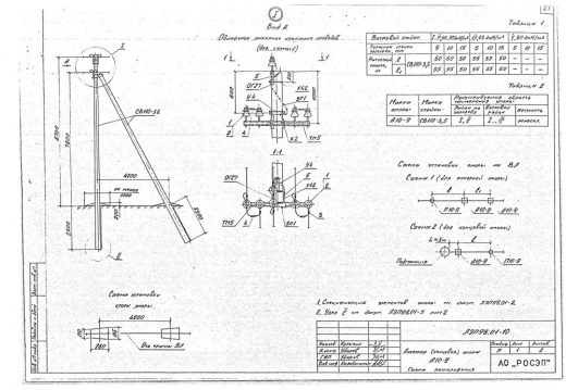Анкерная опора А10-9 Анкерная опора А10-9