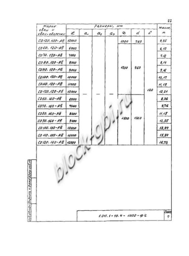 Свая СО 110.120 Свая СО 110.120