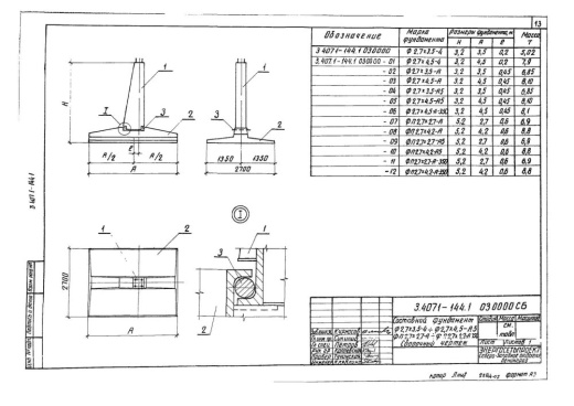 Фундамент Ф2.7х4.5-4