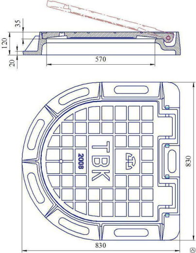 Люк ТВК (С250) Люк ТВК (С250)
