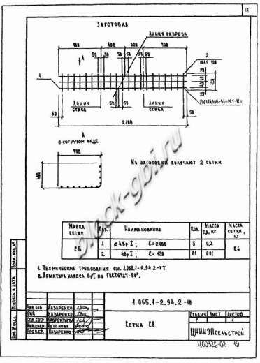 Плита 1ПВ 6-6