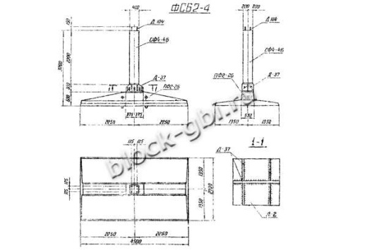 Фундамент ФСБ2-4