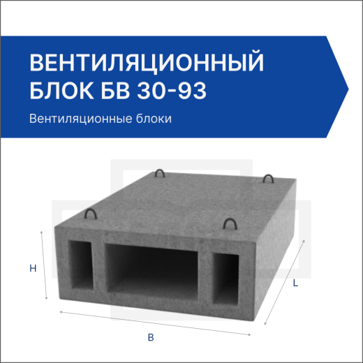Вентиляционный блок БВ 30-93