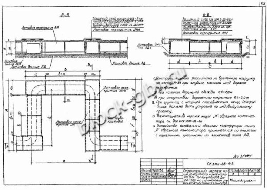 Лотковое днище ЛДУ-0 угловое Лотковое днище ЛДУ-0 угловое