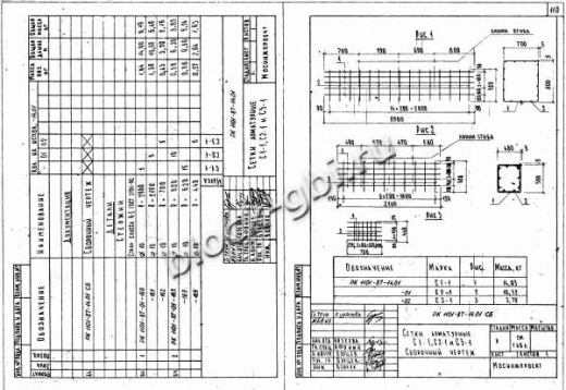 Фундамент коллекторов КО-120