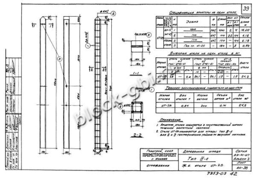 Столб СТ-2В Столб СТ-2В