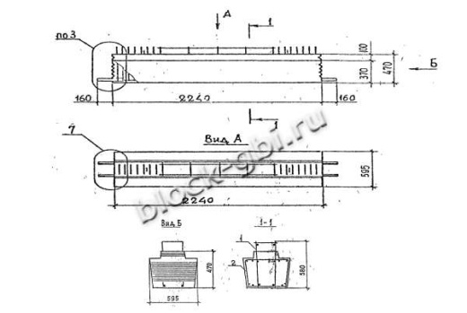 Ригель 2Р 6.2.23-4 С